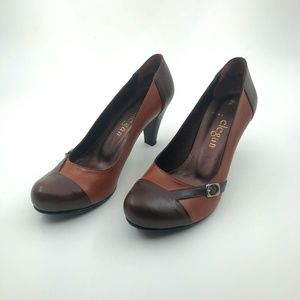 HANDMADE LEATHER WOMAN HEELS